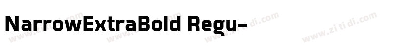 NarrowExtraBold Regu字体转换 NarrowExtraBold Regu字体转换